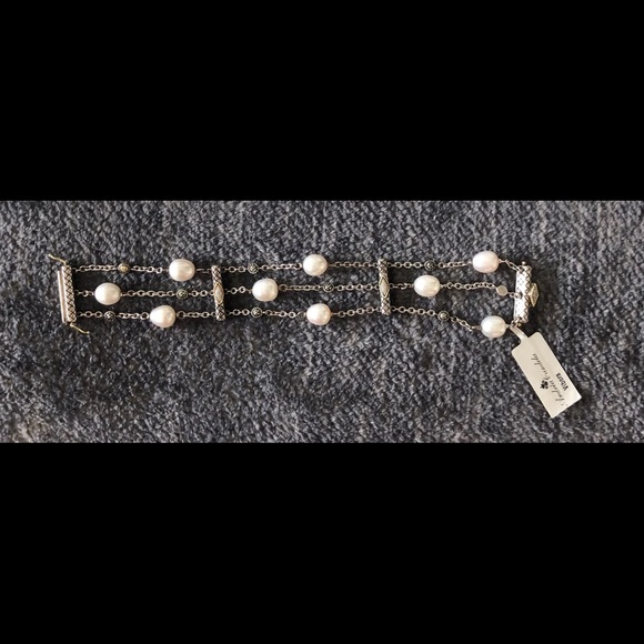 Andrea Candela NEW triple pearl strand bracelet - Picture 7 of 9